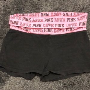 Pink by VS spandex like shorts